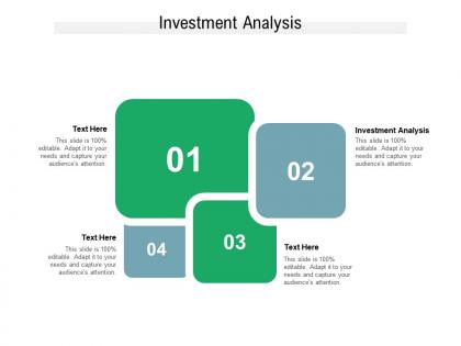 Investment analysis ppt powerpoint presentation icon deck cpb