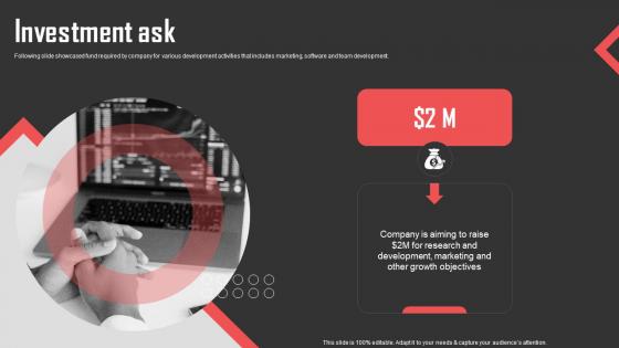 Investment Ask Astroprint Investor Funding Elevator Pitch Deck