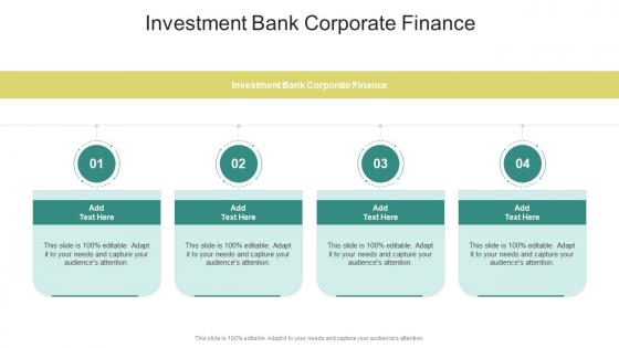 Investment Bank Corporate Finance In Powerpoint And Google Slides Cpb
