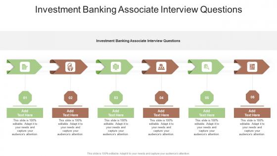 Investment Banking Associate Interview Questions In Powerpoint And Google Slides Cpb