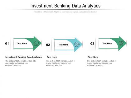 Investment banking data analytics ppt powerpoint presentation model graphics cpb