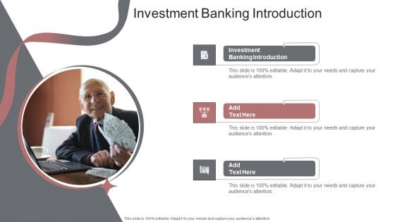 Investment Banking Introduction In Powerpoint And Google Slides Cpb