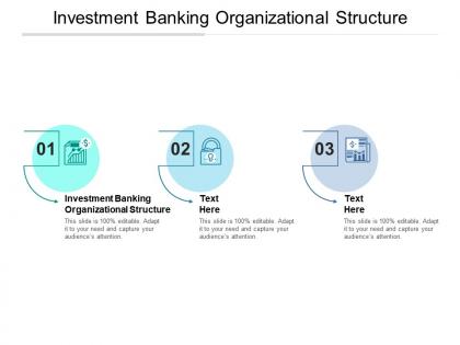 Investment banking organizational structure ppt powerpoint presentation pictures show cpb