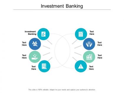Investment banking ppt powerpoint presentation gallery infographic template cpb