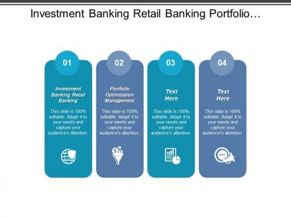 Investment banking retail banking portfolio optimization management quality compliance cpb