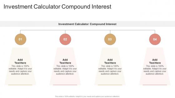Investment Calculator Compound Interest In Powerpoint And Google Slides Cpb