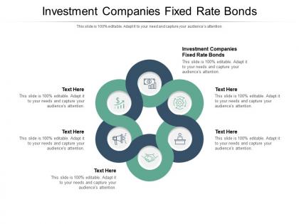 Investment companies fixed rate bonds ppt powerpoint presentation icon infographics cpb