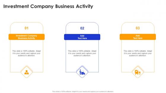 Investment Company Business Activity In Powerpoint And Google Slides Cpb