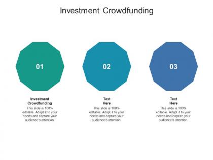 Investment crowdfunding ppt powerpoint presentation portfolio sample cpb