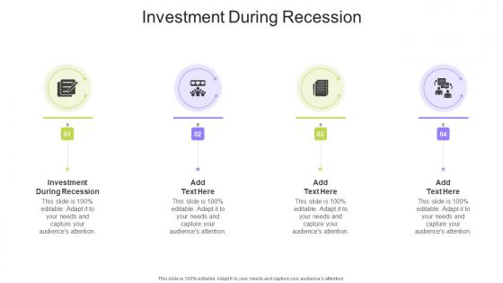 Investment During Recession In Powerpoint And Google Slides Cpb