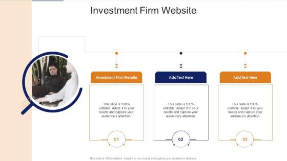 Investment Firm Website In Powerpoint And Google Slides Cpb