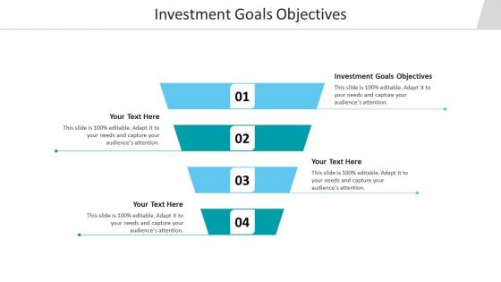 Investment goals objectives ppt powerpoint presentation gallery guide cpb