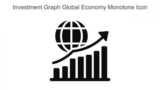 Investment Graph Global Economy Monotone Icon In Powerpoint Pptx Png And Editable Eps Format