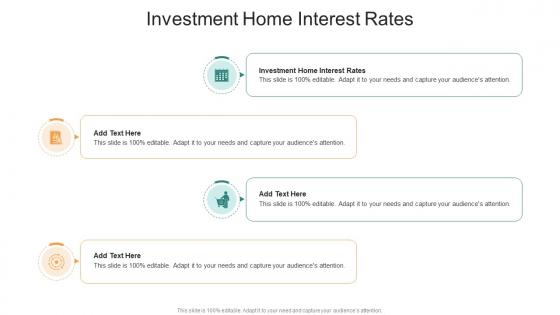 Investment Home Interest Rates In Powerpoint And Google Slides Cpb