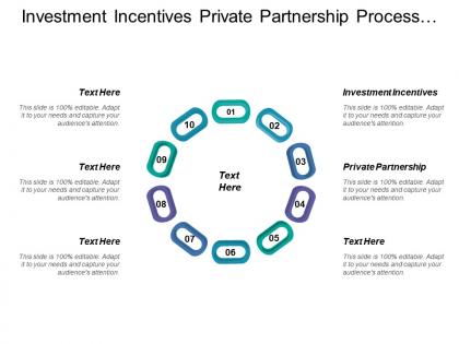 Investment incentives private partnership process optimization company goals