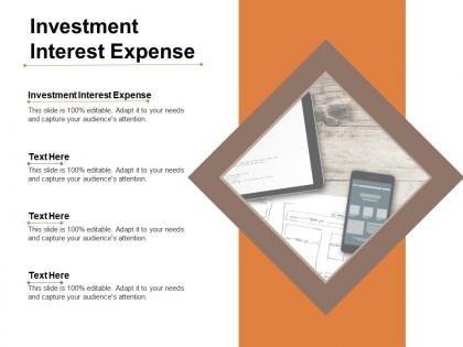 Investment interest expense ppt powerpoint presentation file designs download cpb