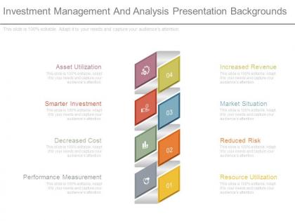 Investment management and analysis presentation backgrounds