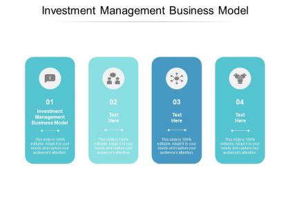Investment management business model ppt powerpoint presentation icon grid cpb