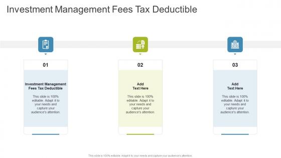 Investment Management Fees Tax Deductible In Powerpoint And Google Slides Cpb