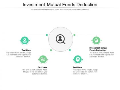 Investment mutual funds deduction ppt powerpoint presentation inspiration elements cpb