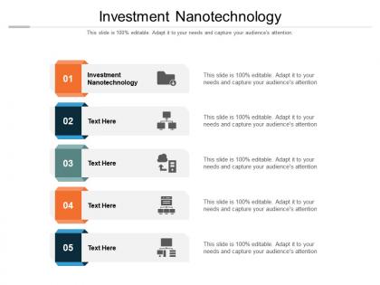 Investment nanotechnology ppt powerpoint presentation layouts structure cpb