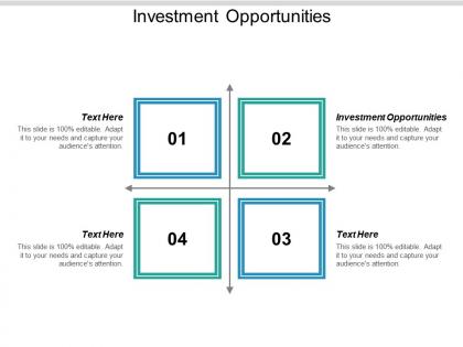 Investment opportunities ppt powerpoint presentation pictures portfolio cpb
