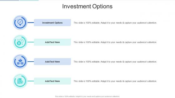 Investment Options In Powerpoint And Google Slides Cpb