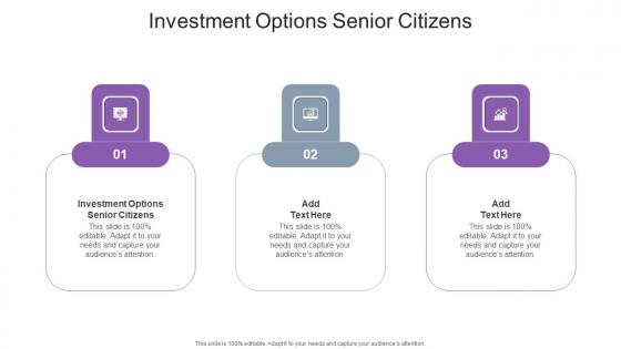 Investment options senior citizens in powerpoint and google slides cpb
