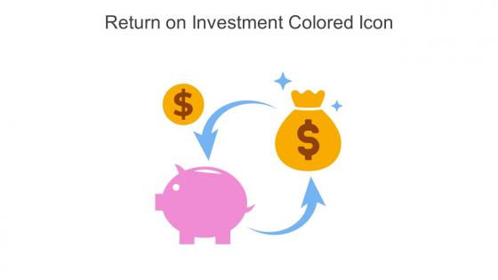 Investment Piggy Bank Colored Icon In Powerpoint Pptx Png And Editable Eps Format