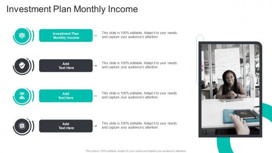 Investment Plan Monthly Income In Powerpoint And Google Slides Cpb