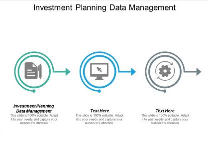 Investment planning data management ppt powerpoint presentation ideas samples cpb
