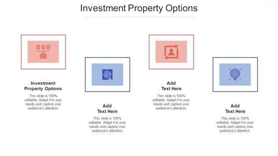 Investment Property Options Ppt Powerpoint Presentation Gallery Diagrams Cpb