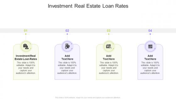Investment Real Estate Loan Rates In Powerpoint And Google Slides Cpb