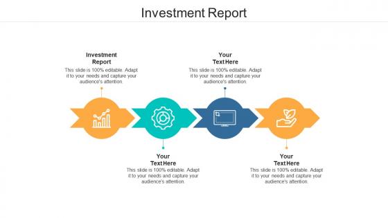 Investment report ppt powerpoint presentation model tips cpb