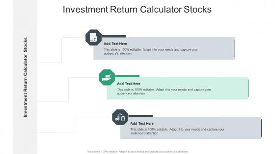 Investment Return Calculator Stocks In Powerpoint And Google Slides Cpb