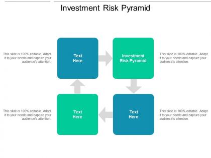Investment risk pyramid ppt powerpoint presentation file shapes cpb