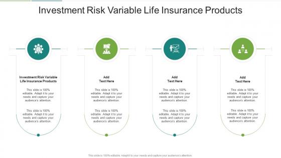 Investment Risk Variable Life Insurance Products In Powerpoint And Google Slides Cpb