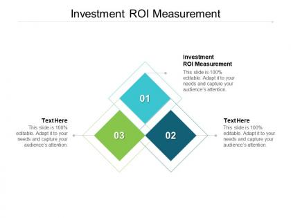Investment roi measurement ppt powerpoint presentation layouts cpb