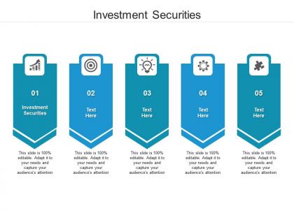 Investment securities ppt powerpoint presentation slides summary cpb