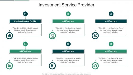 Investment Service Provider In Powerpoint And Google Slides Cpb