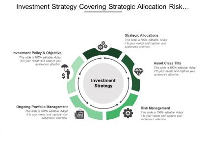 Investment strategy covering strategic allocation risk management policy and objectives