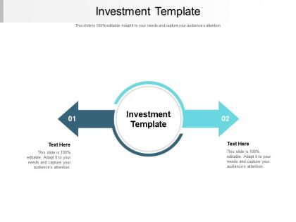 Investment template ppt powerpoint presentation portfolio slide download cpb