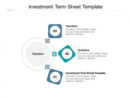 Investment term sheet template ppt powerpoint presentation ideas mockup cpb