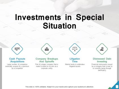 Investments in special situation ppt powerpoint presentation file styles