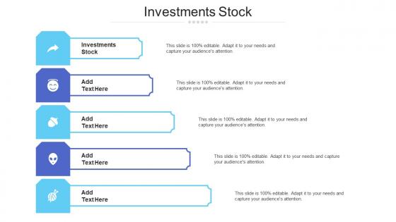 Investments Stock Ppt Powerpoint Presentation Slide Cpb