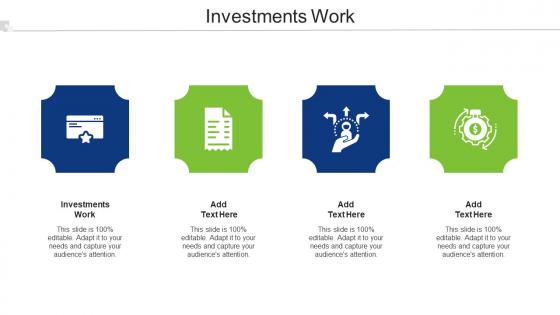 Investments Work Ppt Powerpoint Presentation Pictures Smartart Cpb