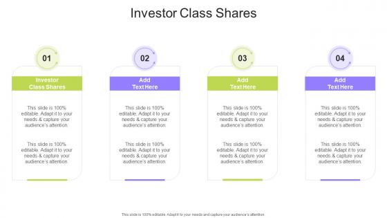 Investor Class Shares In Powerpoint And Google Slides Cpb