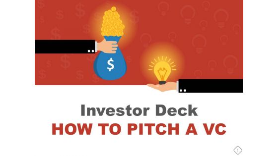 Investor deck powerpoint presentation with slides