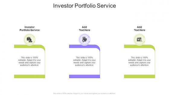 Investor Portfolio Service In Powerpoint And Google Slides Cpb