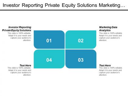 Investor reporting private equity solutions marketing data analytics cpb